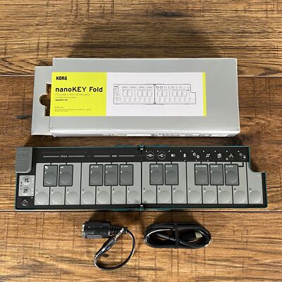 Korg nanoKey Fold AG W-07 Foldable Midi Keyboard Alpine Green