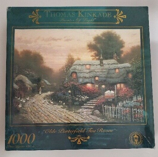 Thomas Kinkade Olde Porterfield Tea Room 1000 Piece Jigsaw Puzzle