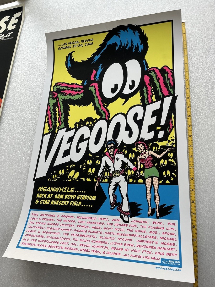 Vegoose Festival Ames Brothers MGM Grand Arena Las Vegas Poster