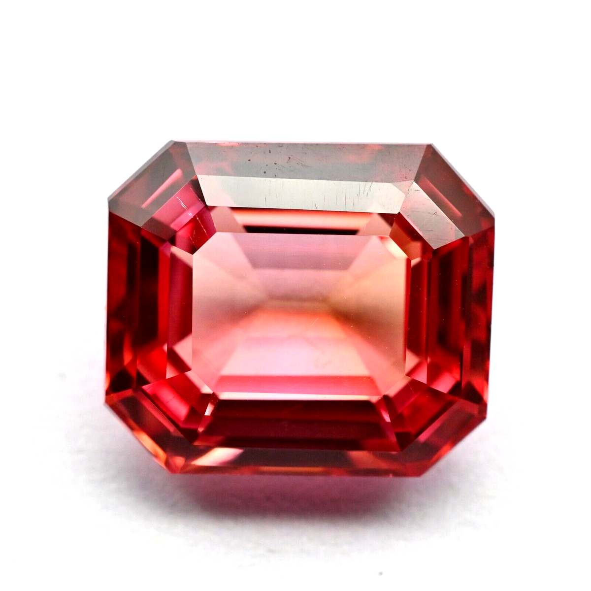 14x12 MM Flawless Mandarin Serpentine Garnet Ct Emerald Certified  Gemstone