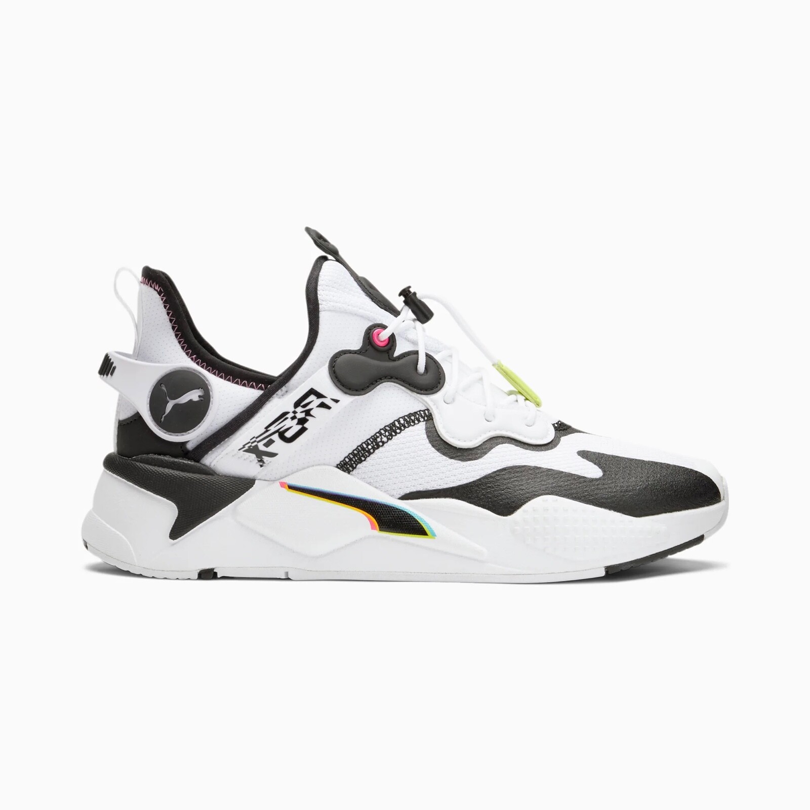 Puma RS-X T3CH White Volt Yellow Tech 381695 01 8-13 | eBay