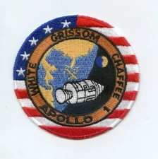 Apollo 1 NASA 4" Patch - SHIPPED FREE FROM U.S.