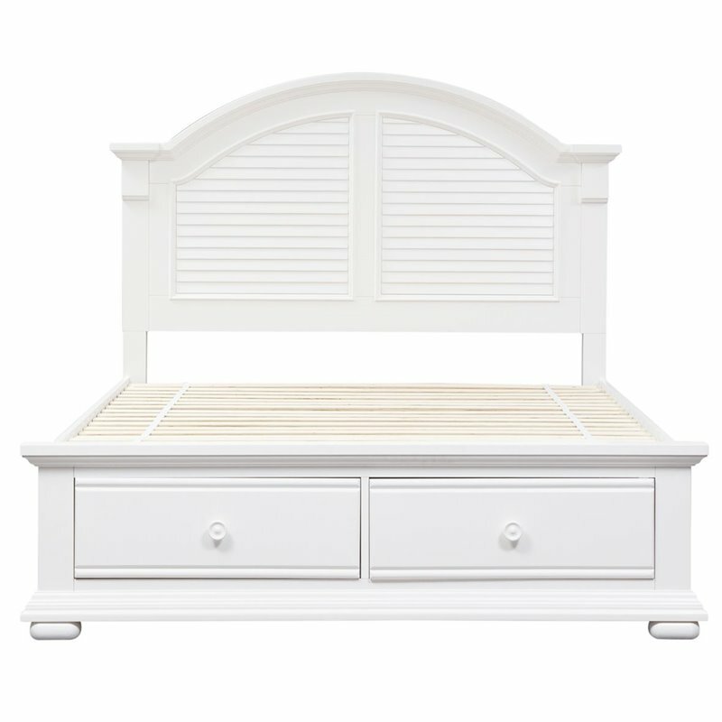 Summer House I White Queen Panel Headboard eBay