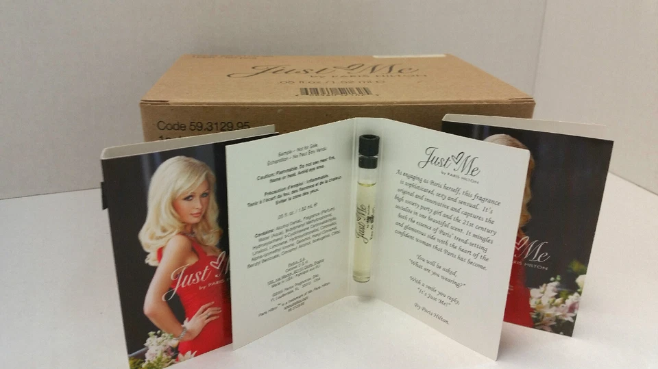 Just Me Paris Hilton 600 frascos para mujer 0,05 OZ eau de toilette splash estuche nuevo Foto 2 de 2