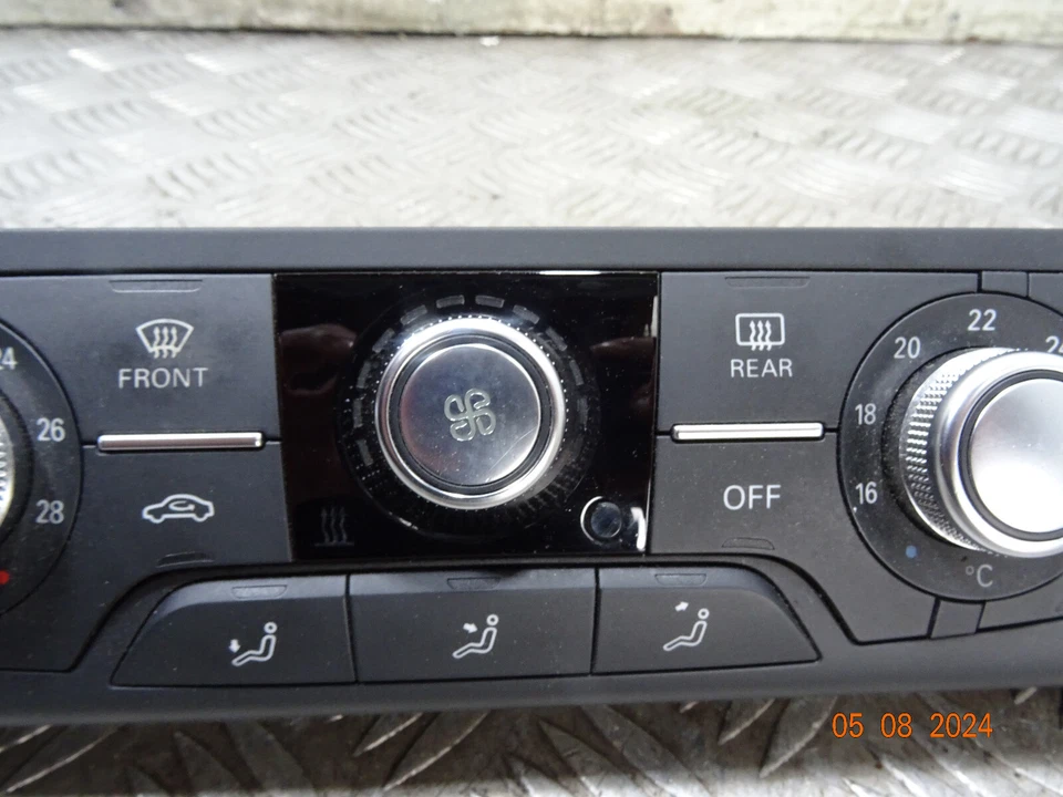 2012 AUDI A7 S-LINE 4G 4x4 3.0TDI MK1 AUTO AC HEATER CONTROL SWITCH PANEL *7699 - Image 4 of 4