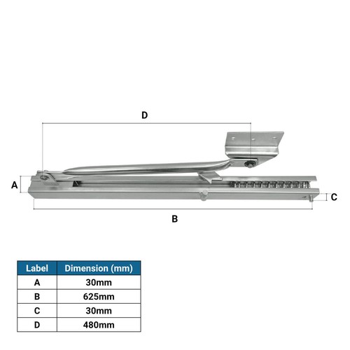 Door Closer / Stay Installation Service for Latham's Steel Security Doors Door - Picture 8 of 9