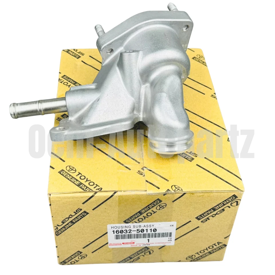 1603250110 Toyota 4Runner Land Cruiser Lexus GS GX LS LX HOUSING, WATER INLET - Image 2 of 4