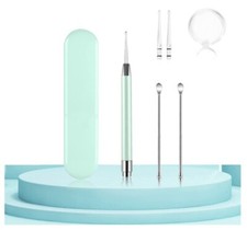 Ear Wax Removal Cleaning Tool Kit with Light, spare tools, batteries included