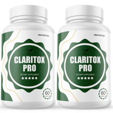 Claritox Pro - Dietary Supplement 60 Capsules 2 Pack 