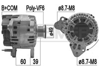 Messmer Lichtmaschine Generator 110A 14V FüR VW Polo 1.2 TSI 209218A
