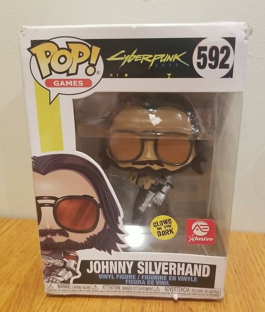 Funko Pop Figure Cyberpunk 2077 Johnny Silverhand Glow in The Dark 592 for sale online | eBay
