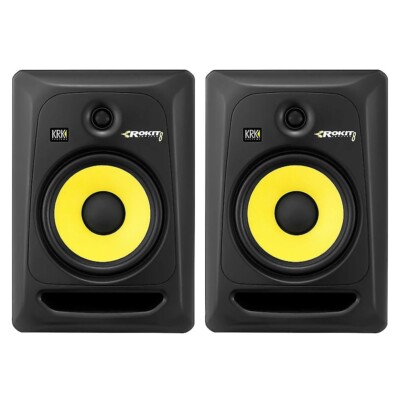 Krk Rokit 8 Gen 3 With Rockville Stands