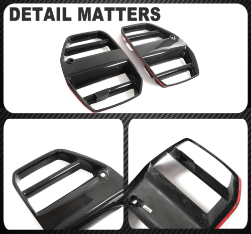 Für BMW G80 M3 G82 G83 M4 2021-2023 Carbon Front Kühlergrill Frontgrill Grill - Bild 14 von 14
