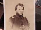 Civil War Lt. Colonel Warner cdv photograph