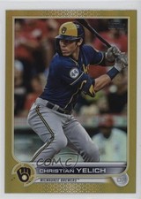 2022 Topps Series 1 Gold Foil Christian Yelich #288 19fv
