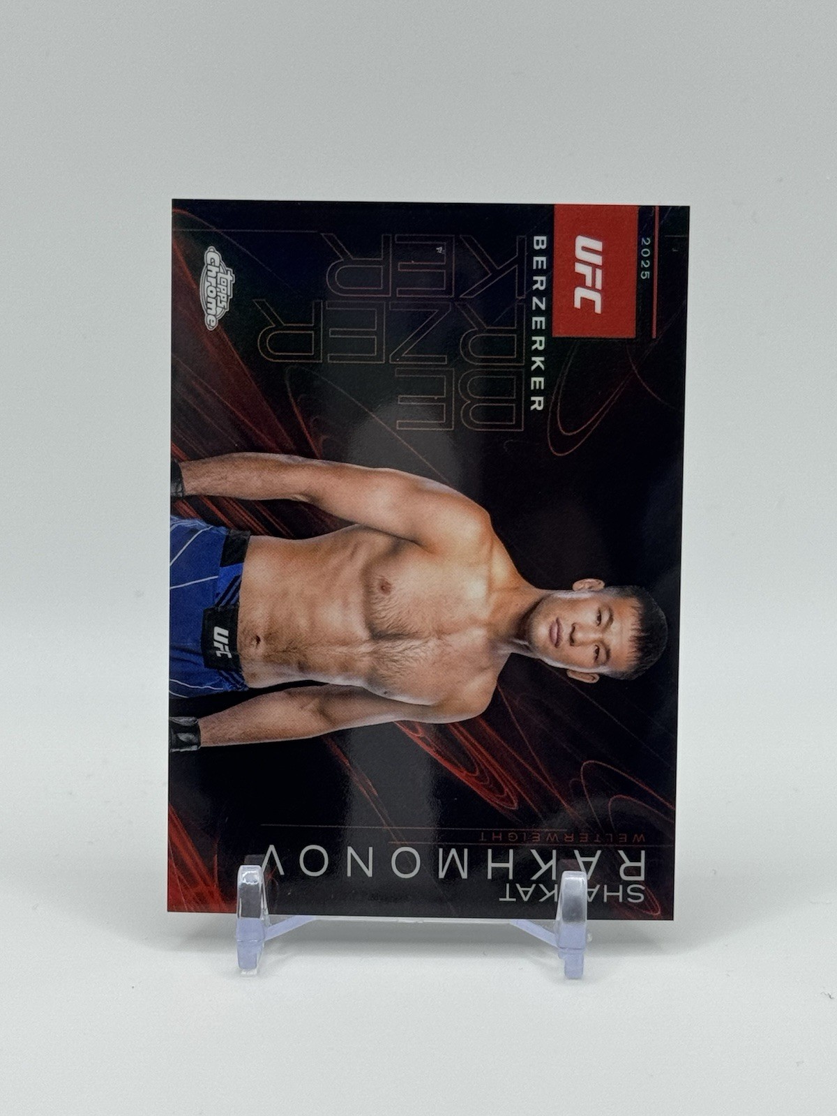2025 Topps Chrome UFC #BZK-5 Shavkat Rakhmonov Berzerker SSP Case Hit