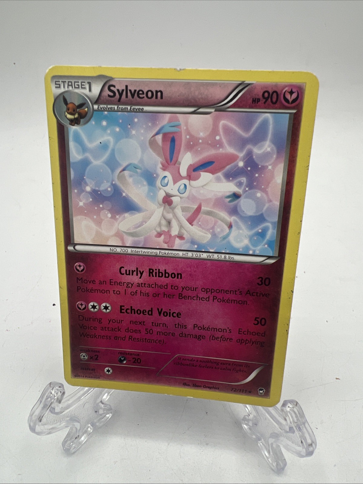 Pokemon Sylveon  Holo 72/111 Furious Fists -- LP