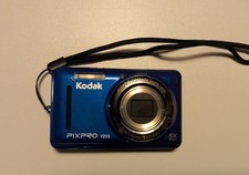 USED/WORKING Blue Kodak PIXPRO FZ53 digital camera