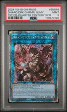 DHARC L'INCANTATORE OSCURO, CUPO QUARTO DI SECOLO RARO 2024 YU-GI-OH! RA03 PSA 9