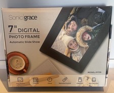 Sonicgrace 7" Digital Photo Frame Automatic Slide Show 1024x600 HD Resolution