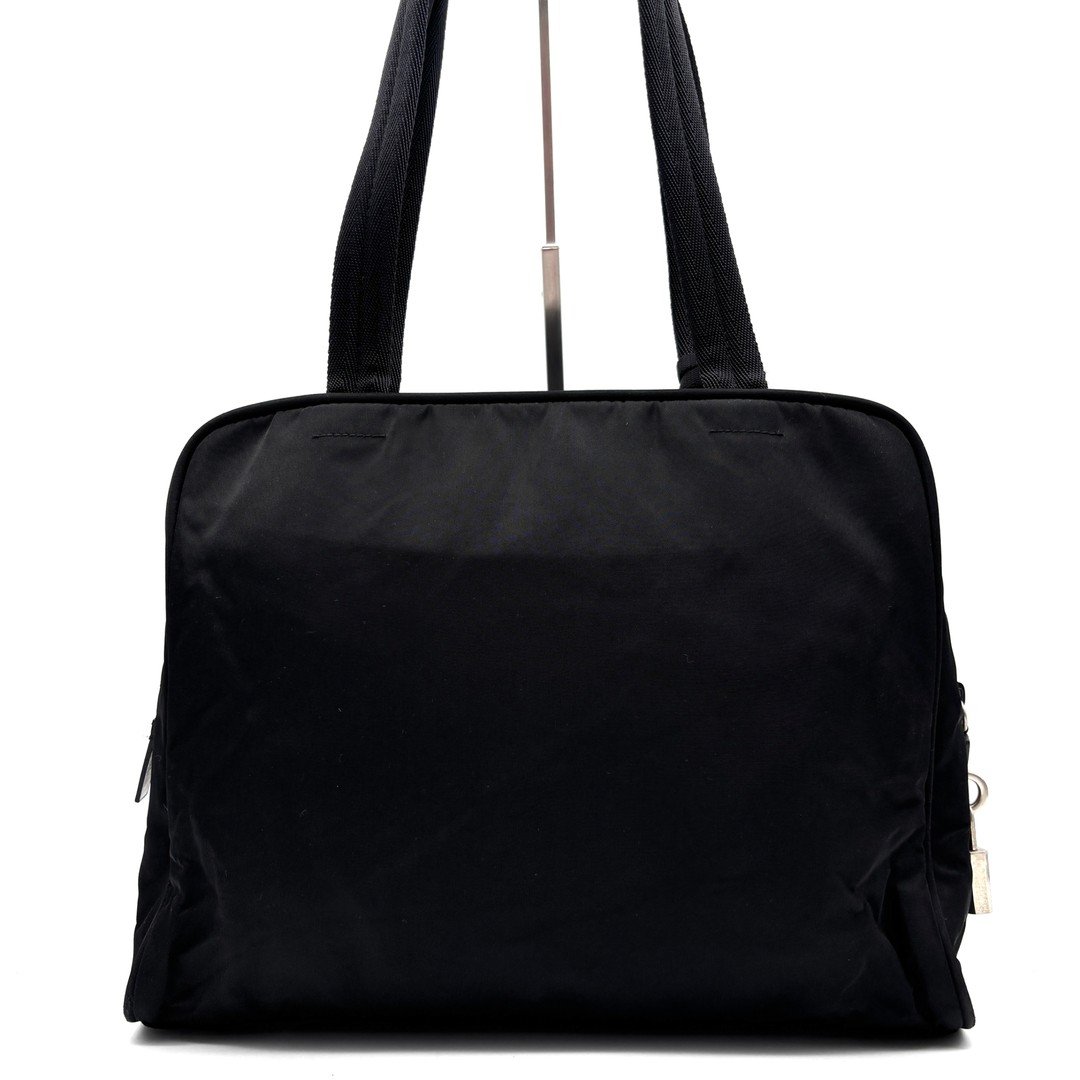 Authentic PRADA Handbag Tote Bag Triangular Logo … - image 3