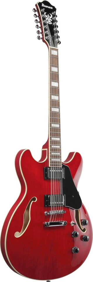 Ibanez AS7312-TCD Trans Cherry Red Hollowbody 12-String - Bild 3 von 4