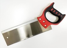 12 Inch 300mm Hardpoint Tenon Saw with Softgrip Handle, 10 Tpi 65Mn Alloy Stee