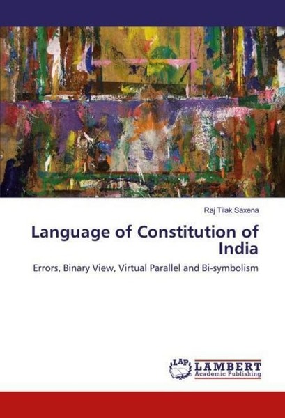 Language Of Constitution Of India Raj Tilak Saxena-image