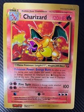 Pokemon Jumbo Card Charizard Promo CoroCoro Comic JAPAN Vintage 1999 JP FS used
