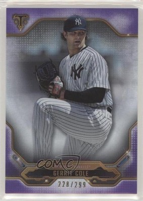 2020 Topps Triple Threads Amethyst 228/299 Gerrit Cole #61 n1u