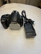 NIKON D3000 10.2MP DSLR Camera Body w/cap (Black) F-Mount DX CCD - Tested/Works