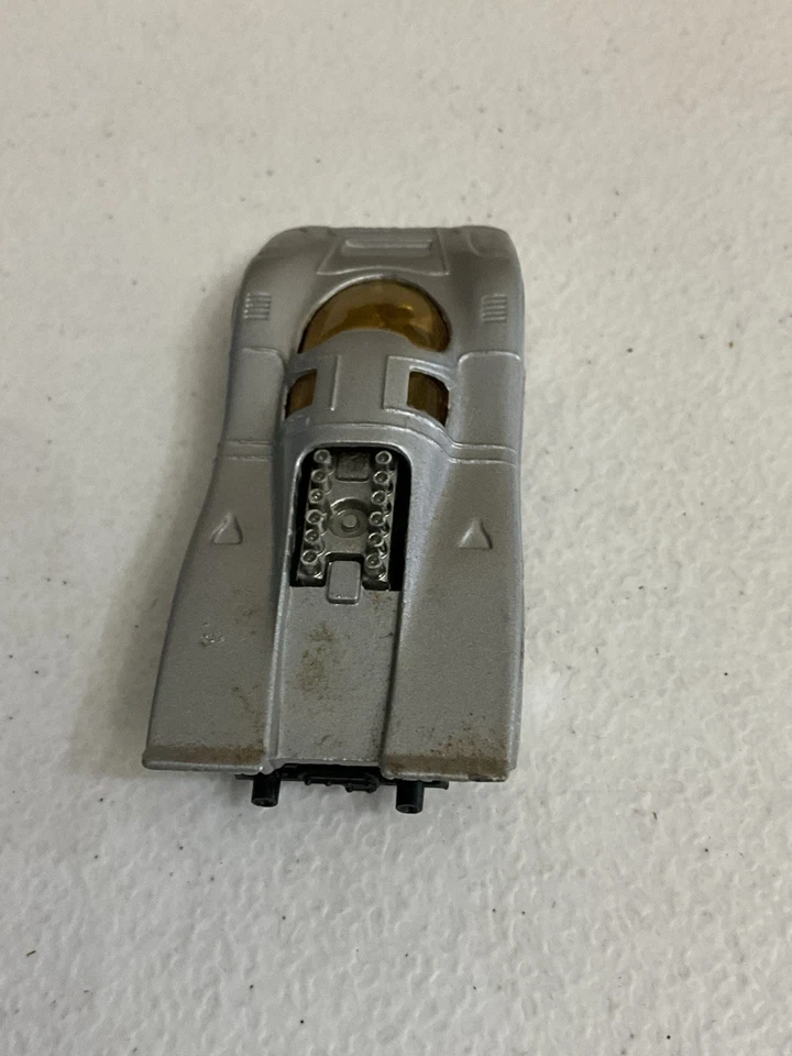 Винтаж 1971 Corgi Juniors Growlers Porsche 917 Серебро Литая Пластиковая База - Изображение 3 из 4