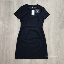 Quince Italian Wool Short Sleeve Dress Womens Size 4 Black New With Tags $99