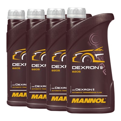4 (4x1) Liter MANNOL Dexron II Automatik Getriebeöl/ ATF Öl/ Servolenkung