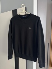 Men s Ralph Lauren Polo Crewneck Sweatshirt Size S Pullover Black