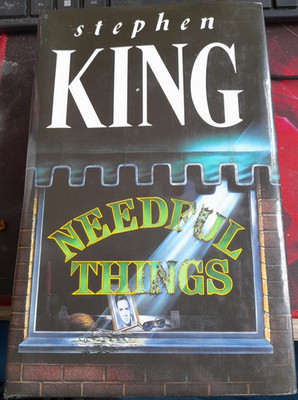 stephen king hardback book needful things 1992 reprint vintage collectable