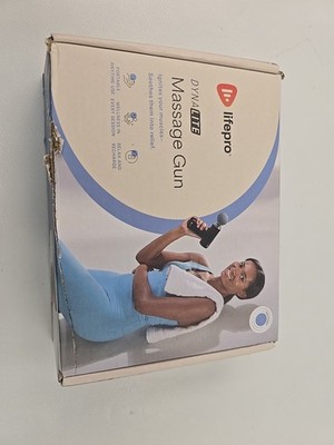 Lifepro dynamite massage gun portable relax  4 massage heads charge Cable Manual