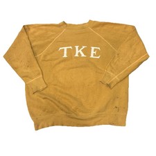 Vintage 60  s Champion Running Man Fraternity Sweatshirt Crewneck Gusset Mens XL