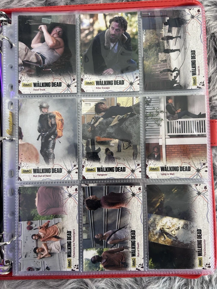 AMC The Walking Dead Season 4 Part 2 Trading Card Bundle – Binder Lot – Topps - Image 2 of 4