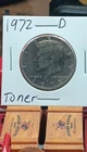 1972-D Kennedy Half Dollar Toner Circulated Denver 50C