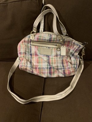 Coach Poppy F23389 Daisy Signature Madras Print Pink Rocker