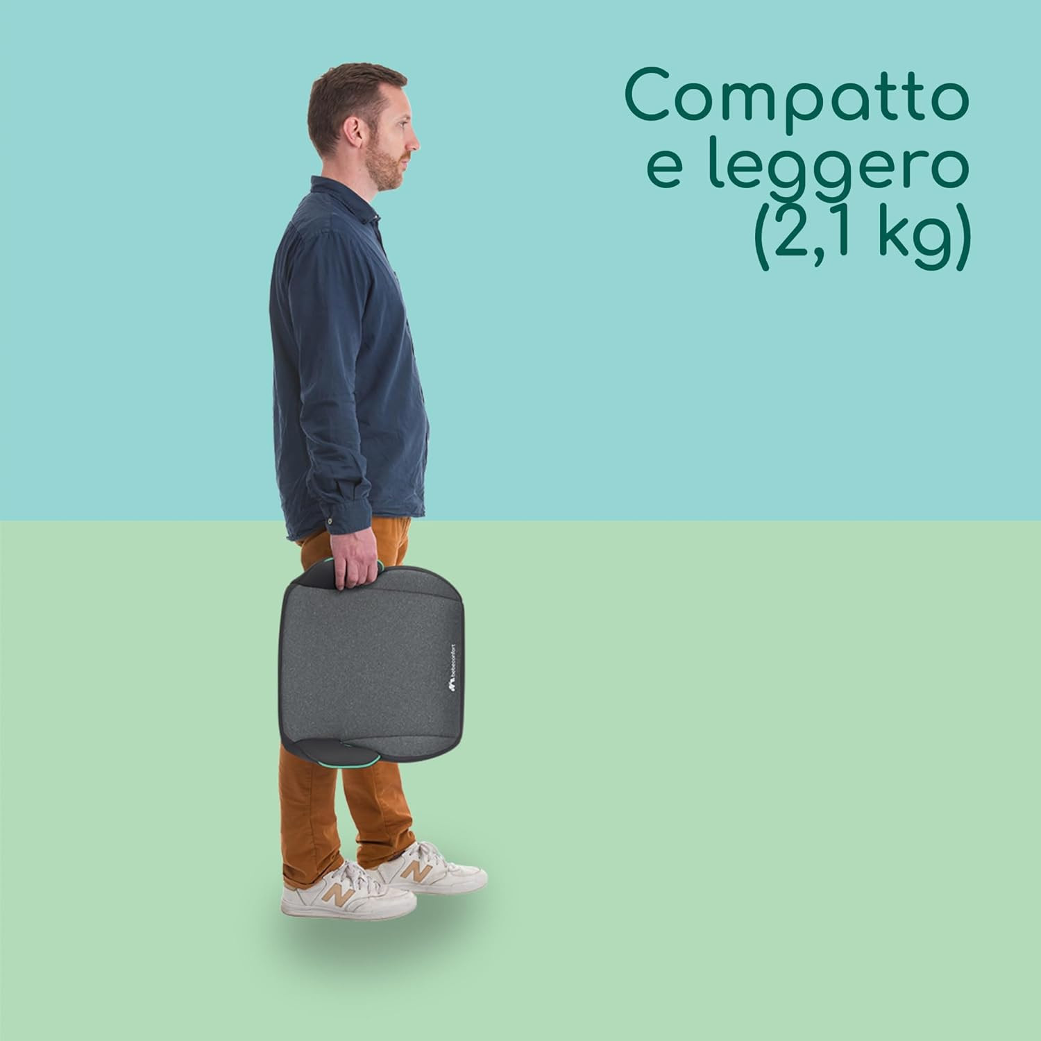 Manga I-Fix Rialzo Auto per Bambini, Seduta Auto Bambini, Seggiolino Auto Isofix foto 6