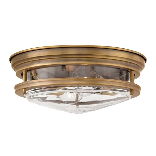 Hinkley Lighting 3302-CL Hadley 2 Light 12"W Flush Mount Bowl - Bronze - Picture 1 of 9
