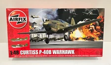 1/48 AIRFIX CURTISS P-40B WARHAWK #A05130 NEW PLASTIC AIRPLANE MODEL KIT
