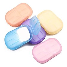 500 Sheets Colorful Disposable Soap Paper 5 Boxes Hand Cleaner Fragrance...