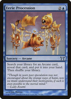 Eerie Procession [Champions of Kamigawa] Moderately Played