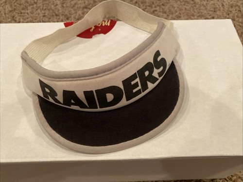 Vintage Oakland Raiders 1980’s Russ Berrie & CO. Visor One Size Hat Cap NFL