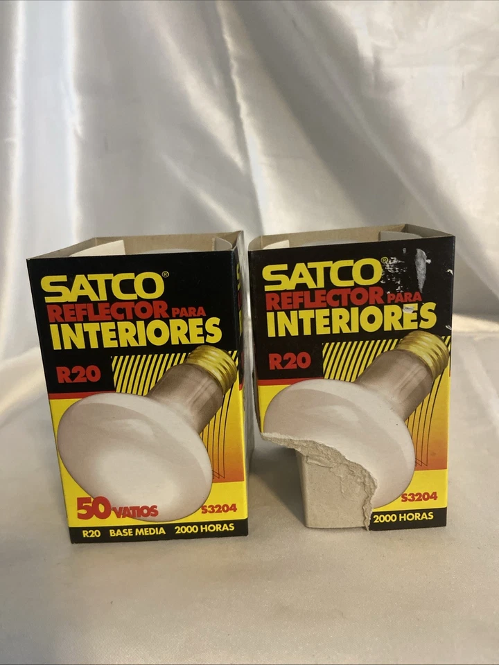 2-satco S3204 Reflector Indoor Floodlamp 50w R20 - Image 3 of 4