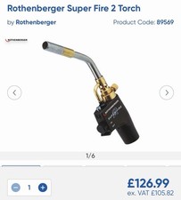 Rothenberger Super Fire 2 Blow Torch