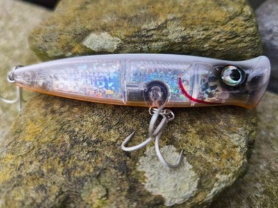 Fishus Köder UBUNTU Surface Popper Barsch Angelköder 9,5cm 16g